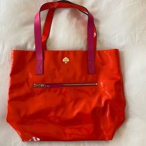 NWOT Kate Spade Orange Tote